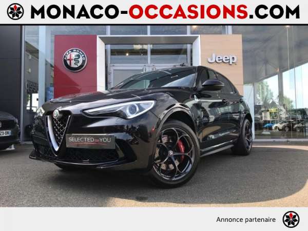 Alfa-Romeo-Stelvio-2.9 V6 510ch Quadrifoglio Q4 AT8-Occasion Monaco