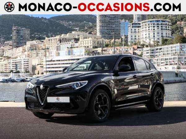 Alfa-Romeo-Stelvio-2.9 V6 510ch Quadrifoglio Q4 AT8-Occasion Monaco