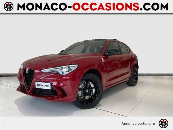 Alfa-Romeo-Stelvio-2.9 V6 510ch Quadrifoglio Q4 AT8-Occasion Monaco