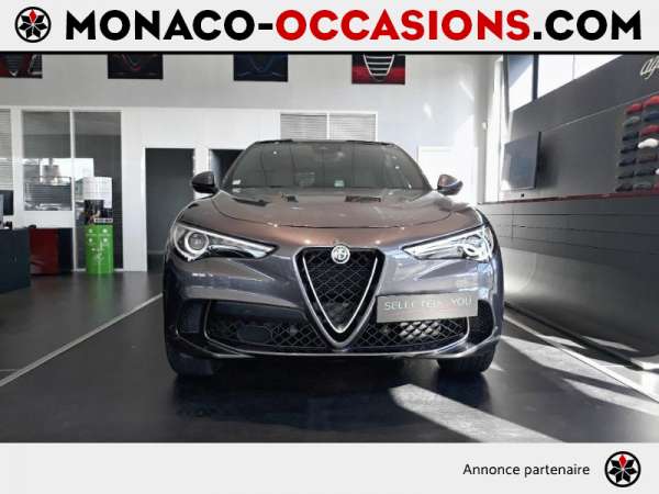 Alfa-Romeo-Stelvio-2.9 V6 510ch Quadrifoglio Q4 AT8-Occasion Monaco