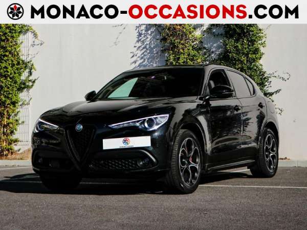 Alfa-Romeo-Stelvio-2.2 Diesel 210ch Veloce Q4 AT8 MY22-Occasion Monaco