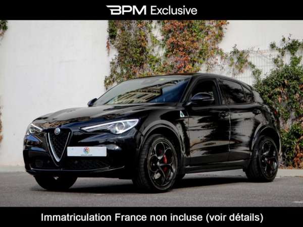Alfa-Romeo-Stelvio-2.9 V6 510ch Quadrifoglio Q4 AT8-Occasion Monaco