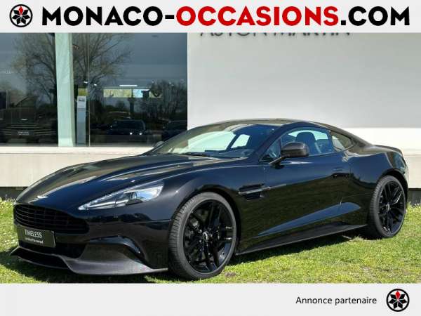 Aston Martin-Vanquish-V12 5.9 570ch Touchtronic III CARBON BLACK-Occasion Monaco