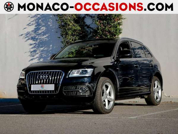 Audi-Q5-2.0 TDI 190ch clean diesel S line quattro S tronic 7-Occasion Monaco