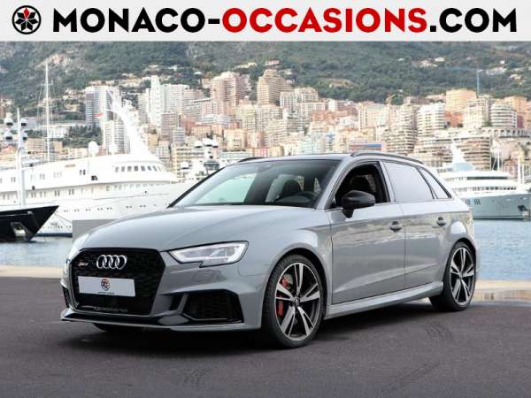 Audi-RS3 Sportback-2.5 TFSI 400ch quattro S tronic 7 Euro6d-T-Occasion Monaco