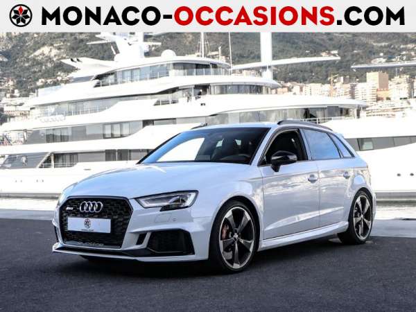 Audi-RS3 Sportback-2.5 TFSI 400ch quattro S tronic 7 Euro6d-T-Occasion Monaco