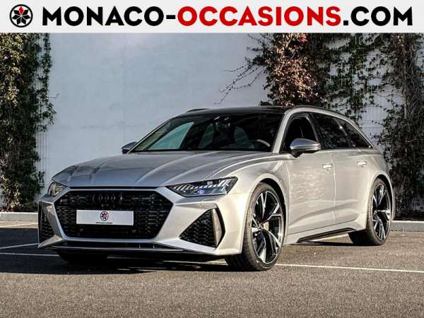 Audi-RS6 Avant-4.0 V8 TFSI 600ch quattro tiptronic 53cv-Occasion Monaco
