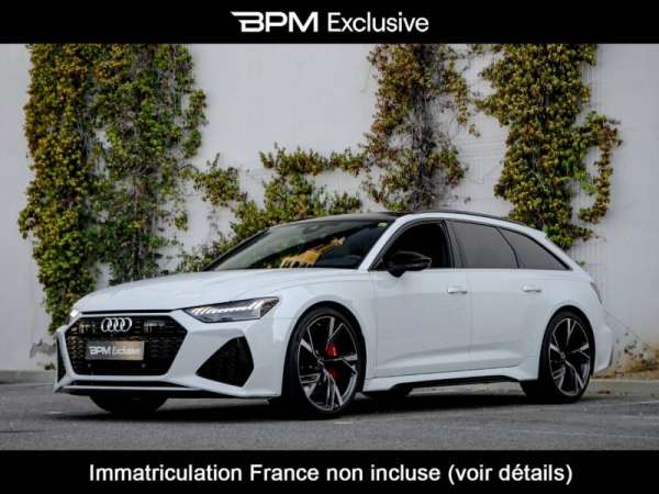 Audi-RS6 Avant-4.0 V8 TFSI 600ch quattro tiptronic 53cv-Occasion Monaco
