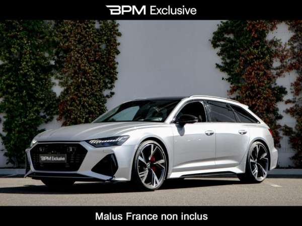 Audi-RS6 Avant-4.0 V8 TFSI 600ch quattro tiptronic 53cv-Occasion Monaco