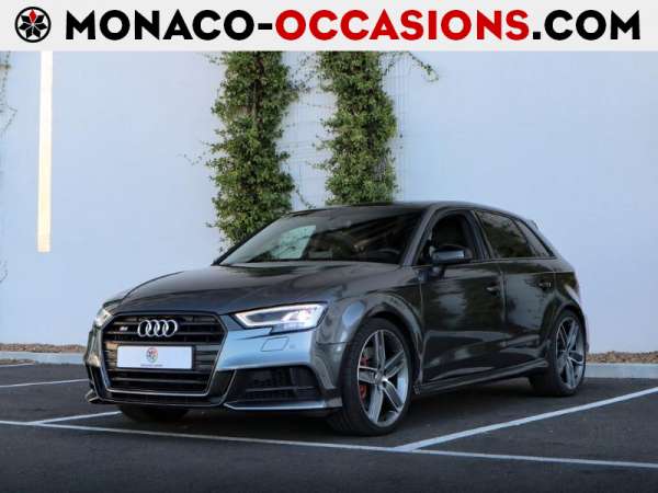 Audi-S3 Sportback-50 TFSI 300ch quattro S tronic 7 Euro6d-T-Occasion Monaco