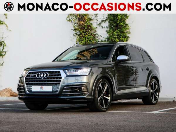 Audi-SQ7-4.0 V8 TDI 435ch clean diesel quattro Tiptronic 7 places-Occasion Monaco
