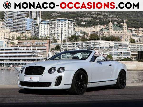 Bentley-Gtc-W12 630ch Supersports-Occasion Monaco