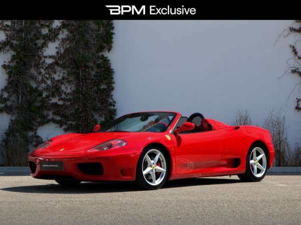 Ferrari-360 SPIDER F1-V8 ATMOSPHERIQUE 3.6-Occasion Monaco
