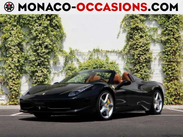 Ferrari-458 Spider-V8 4.5 Italia-Occasion Monaco
