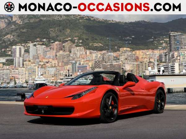 Ferrari-458 Spider-V8 4.5 Spider-Occasion Monaco