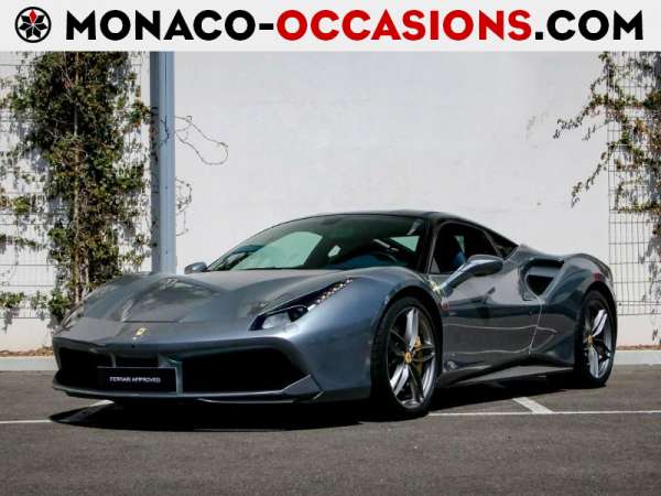 Ferrari-488 GTB-V8 3.9 T 670ch-Occasion Monaco