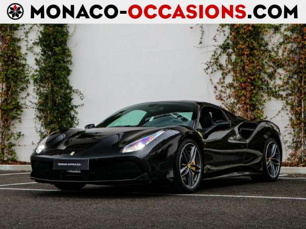 Ferrari-488 GTB-V8 3.9 T 670ch-Occasion Monaco