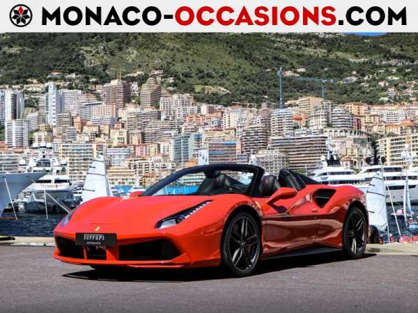 Ferrari-488 Spider-V8 3.9 T 670ch-Occasion Monaco
