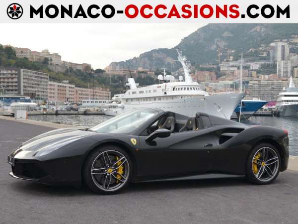 Ferrari-488 Spider-V8 3.9 T 670ch-Occasion Monaco