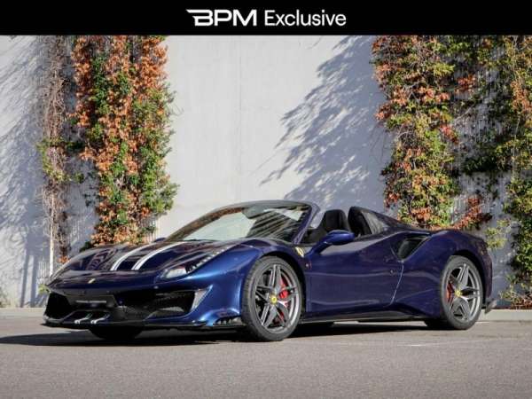Ferrari-488 Spider-V8 3.9 T 720ch Pista-Occasion Monaco