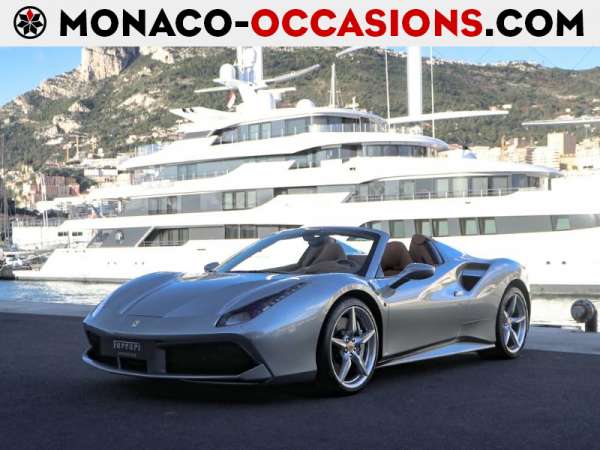 Ferrari-488 Spider-V8 3.9 T 670ch-Occasion Monaco