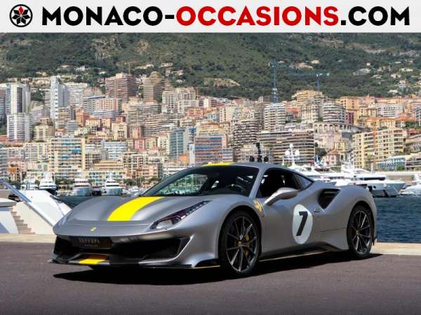 Ferrari-488-PISTA V8 3.9 T 720ch-Occasion Monaco