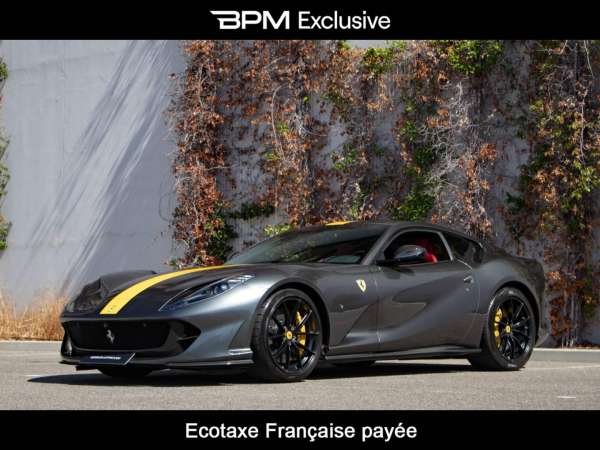 Ferrari-812 SUPERFAST-V12 Atmosphérique 6.5-Occasion Monaco