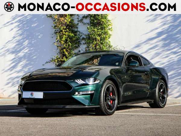 Ford-Mustang Fastback-5.0 V8 460ch Bullitt-Occasion Monaco