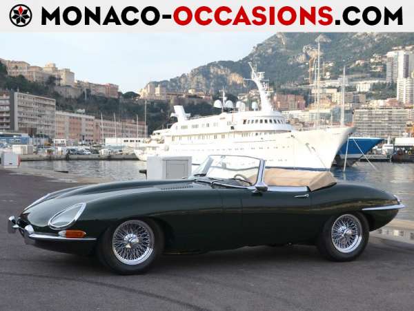 Jaguar-Type-e-Cabriolet Série 1 3.8L BV 5 Vitesses-Occasion Monaco