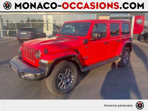 Jeep-Wrangler-2.0 T 380ch 80th Anniversary 4xe Command-Trac BVA8-Occasion Monaco