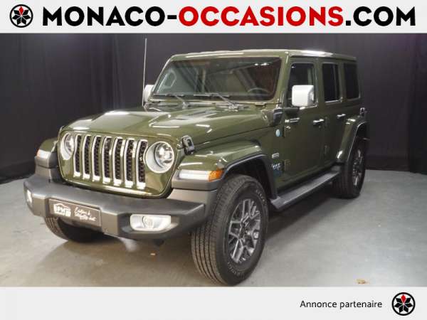 Jeep-Wrangler Unlimited-2.0 T 380ch 4xe Overland Command-Trac MY22-Occasion Monaco