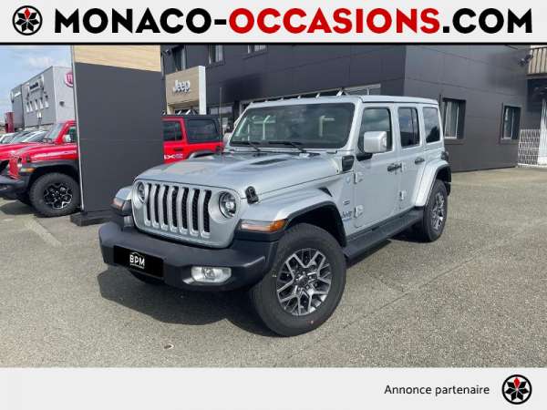 Jeep-Wrangler Unlimited-2.0 T 380ch 4xe Overland Command-Trac MY22-Occasion Monaco