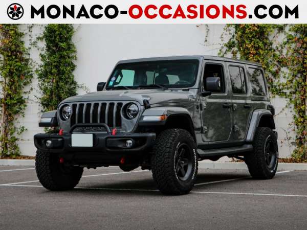 Jeep-Wrangler Unlimited-2.0 T 272ch Overland Command-Trac BVA8-Occasion Monaco