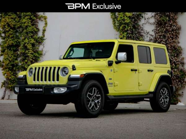 Jeep-Wrangler Unlimited-2.0 T 380ch 4xe Overland Command-Trac MY23-Occasion Monaco