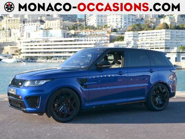 Land-Rover-Range Rover Sport-V8 5.0 S/C SVR-Occasion Monaco