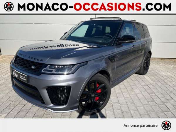 Land-Rover-Range Rover Sport-5.0 V8 S/C 575ch SVR Mark VIII-Occasion Monaco