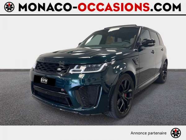 Land-Rover-Range Rover Sport-5.0 V8 S/C 575ch SVR Mark IX-Occasion Monaco