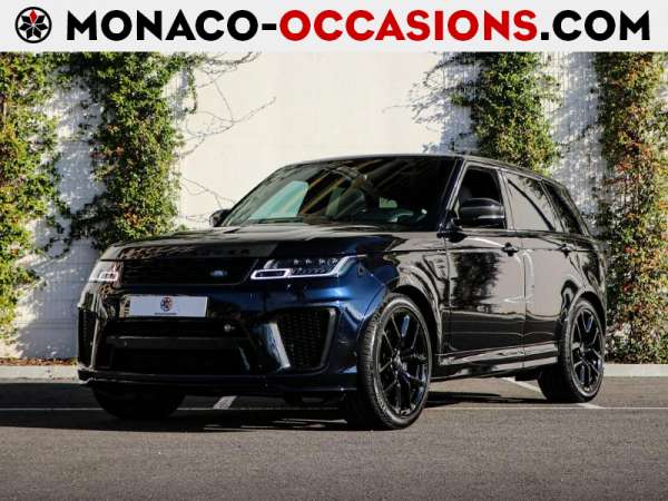 Land-Rover-Range Rover Sport-5.0 V8 S/C 575ch SVR Carbon Edition Mark IX-Occasion Monaco