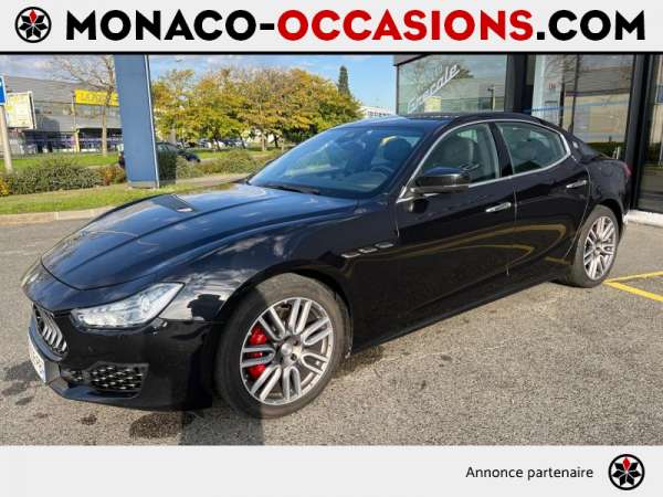 Maserati-Ghibli-3.0 V6 430ch S Q4 GrandSport 276g-Occasion Monaco