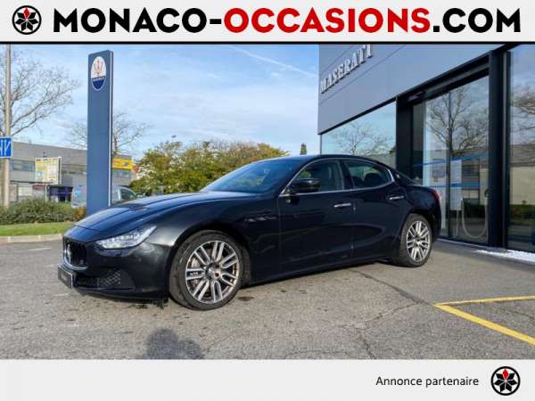 Maserati-Ghibli-3.0 V6 275ch Start/Stop Diesel-Occasion Monaco