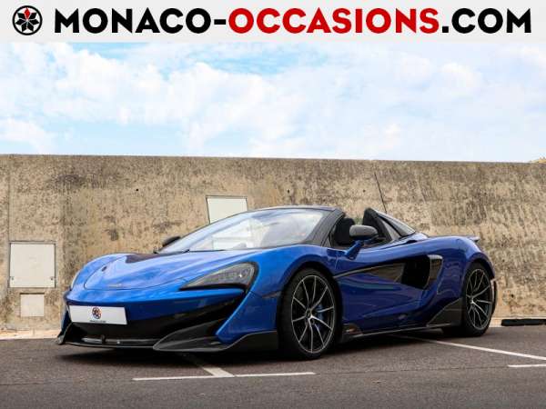 McLaren-600LT-Spider 3.8 V8 biturbo 600ch-Occasion Monaco