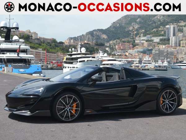McLaren-600LT-Spider 3.8 V8 biturbo 600ch-Occasion Monaco