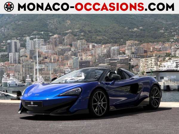 McLaren-600LT-Spider 3.8 V8 biturbo 600ch-Occasion Monaco