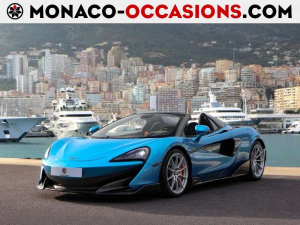 McLaren-600LT-Spider 3.8 V8 Biturbo 600Ch-Occasion Monaco