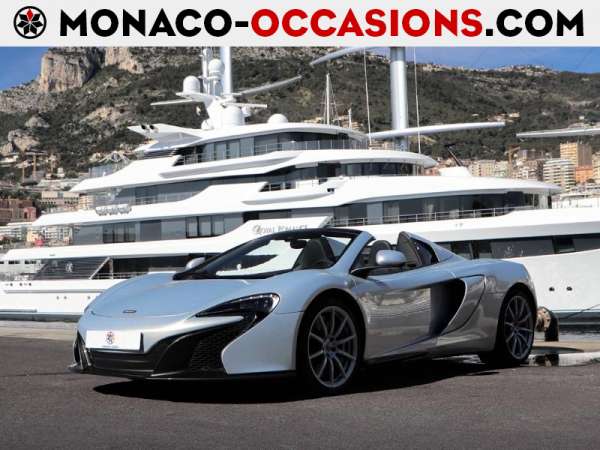 McLaren-650S Spider-3.8 V8 Biturbo 650ch-Occasion Monaco