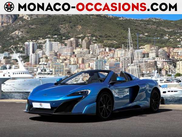 McLaren-675LT Spider-3.8 V8 biturbo 675ch-Occasion Monaco