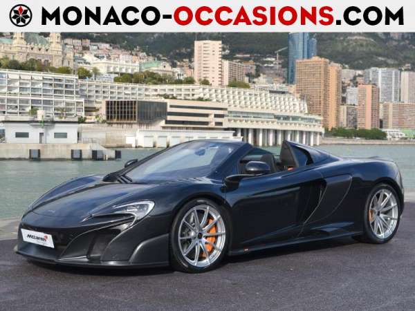 McLaren-675LT Spider-3.8 V8 biturbo 675ch-Occasion Monaco