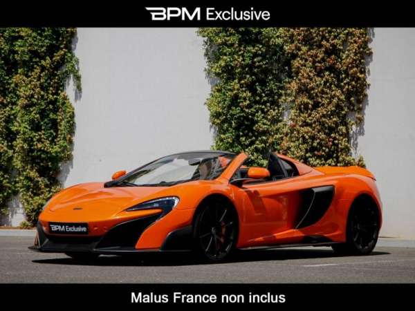 McLaren-675LT Spider-3.8 V8 biturbo 675ch-Occasion Monaco