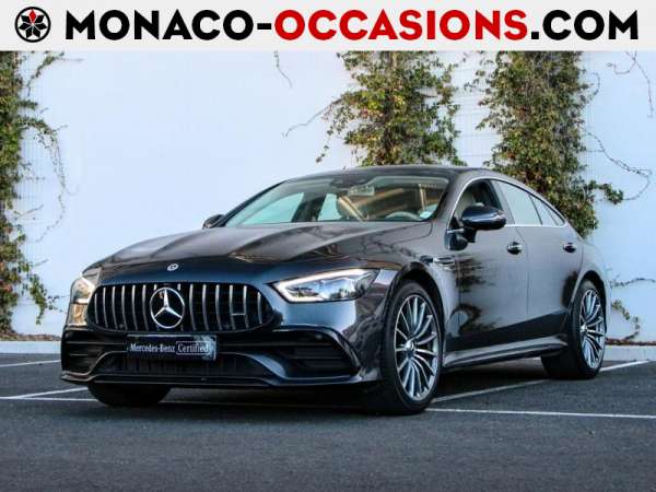 Mercedes-AMG GT 4 Portes-43 AMG 367ch EQ Boost 4Matic+ Speedshift TCT AMG-Occasion Monaco