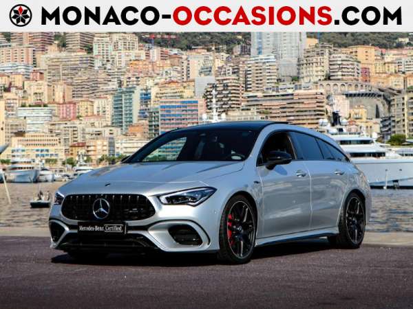 Mercedes-Benz-CLA Shooting Brake-45 AMG S 421ch 4Matic+ 8G-DCT Speedshift AMG-Occasion Monaco